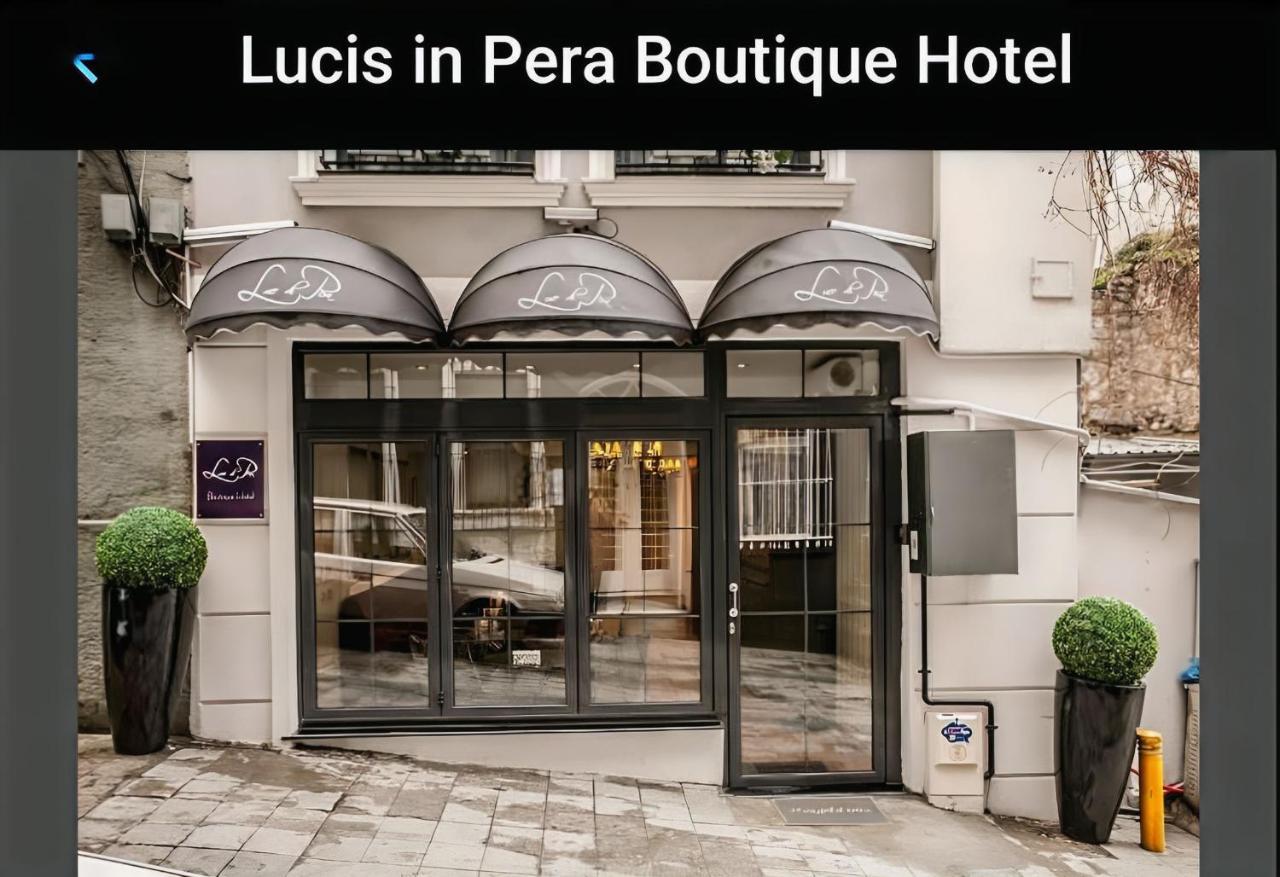 Lucis In Pera Boutique Hotel Стамбул Екстер'єр фото